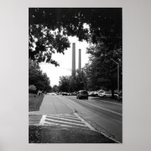 Pilas de humo poster