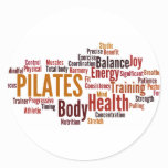 PILATES redacta al pegatina pegatinas