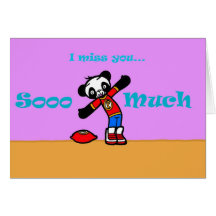 Pillow/ I miss you... Sooo Much Kaart