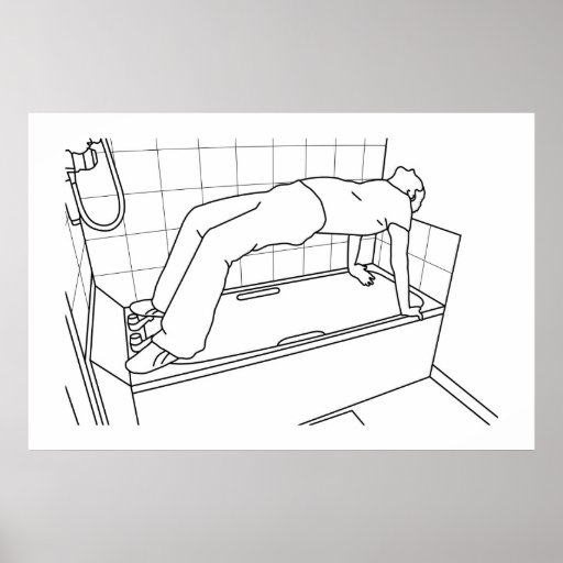 Pilluelo del baño posters