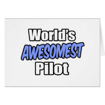 Piloto de Awesomest del mundo Tarjetas