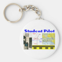 Piloto de estudiante llaveros personalizados