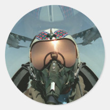 Piloto de la fuerza aérea pegatinas  