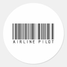 PILOTO DE LA LÍNEA AÉREA DE LA BARRA PEGATINAS  