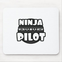 Piloto de Ninja Alfombrillas De Raton