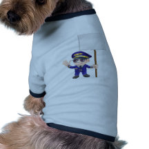 Piloto lindo con el ejemplo del carácter de signo camisetas mascota