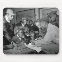 Pilotos del grupo del combatiente de los aviadores tapetes de ratón