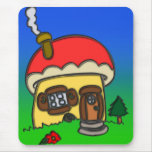 Pilzhaus mushroom house mousepad