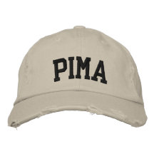 Pima bordó el gorra gorra de beisbol