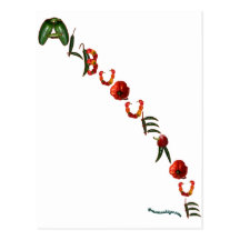 Pimientas de chile de Albuquerque Tarjeta Postal