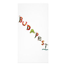 Pimientas de chile de Budapest Tarjeta Fotográfica