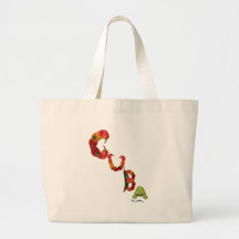 Pimientas de chile de Cuba Bolsa Lienzo