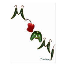 Pimientas de chile de Miami Postales