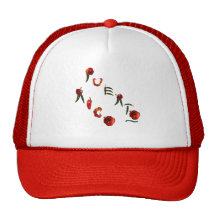 Pimientas de chile de Puerto Rico Gorro De Camionero
