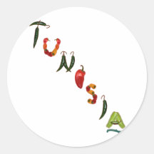 Pimientas de chile de Túnez Etiqueta