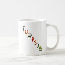 Pimientas de chile de Túnez Taza De Café
