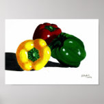 Pimientas Poster