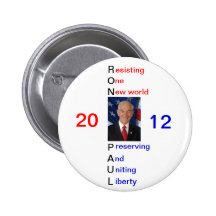Pin 2012 del partidario de Ron Paul