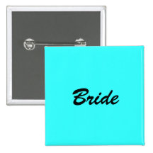 Pin azul de la novia
