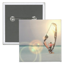 Pin cuadrado Windsurfing del deporte