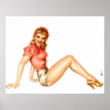 Pin de Alberto Vargas encima del modelo (poster)