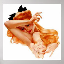 Pin de Alberto Vargas encima del modelo (poster)