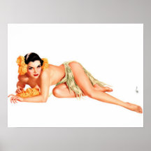 Pin de Alberto Vargas encima del modelo (poster)