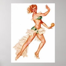 Pin de Alberto Vargas encima del modelo (poster)