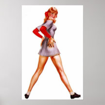 Pin de Alberto Vargas encima del modelo (poster)