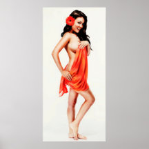 Pin de Alberto Vargas encima del modelo (poster)