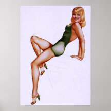 Pin de Alberto Vargas encima del modelo (poster)
