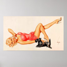 Pin de Alberto Vargas encima del modelo (poster)