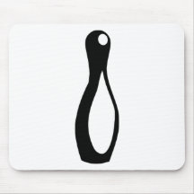 Pin de bolos alfombrillas de ratones