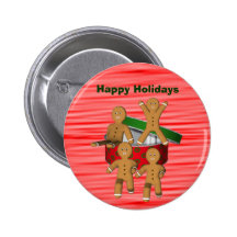 Pin de escape del botón del navidad de los hombres