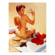 Pin de la belleza de la playa del vintage encima d tarjetas postales