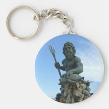 Pin de Neptuno Llavero Personalizado
