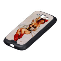 Pin del bombero de Gil Elvgren del vintage encima  Galaxy S3 Protector