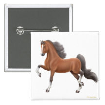 Pin del caballo de Saddlebred de la bahía que cami