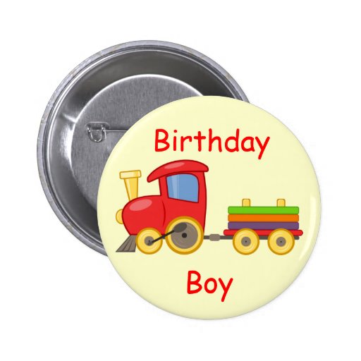 Pin del cumpleaños del tren