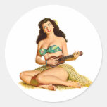 Pin encima del chica etiqueta