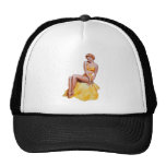 Pin encima del chica gorro de camionero