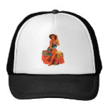 Pin encima del chica gorros bordados