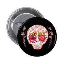 Pin lindo del cráneo del azúcar