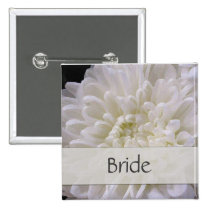 Pin que se casa blanco para la novia botones
