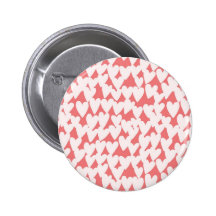 Pin redondo del botón de los corazones