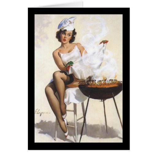 Pin retro de Gil Elvgren del vintage encima de tar