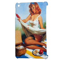 Pin retro de la comida campestre de Gil Elvgren de