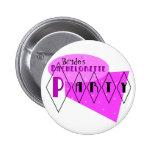 Pin retro del personalizado del rosa del fiesta de