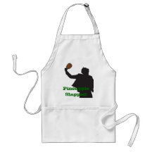 ¡Piña dada una palmada! verde Delantal
