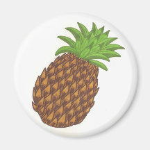 piña imán de frigorifico